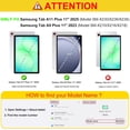 thumbnail image 1 of Fintie Shockproof Case for Samsung Galaxy Tab A11+ Plus 2025/ A9+ Plus 11 Inch 2023, Slim Frosted Hard Cover with Multi-Angle Kickstand, Navy, 1 of 1