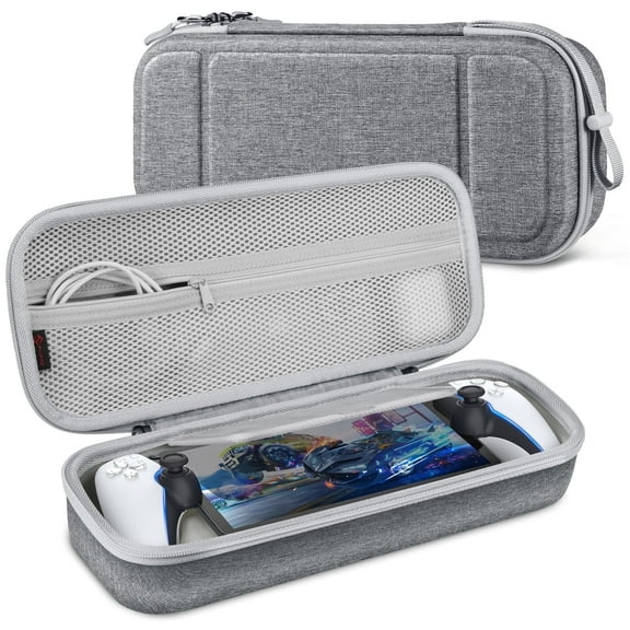 Fintie Shockproof Hard Shell Protective Cover Carrying Case for Playstation Portal, Gray
