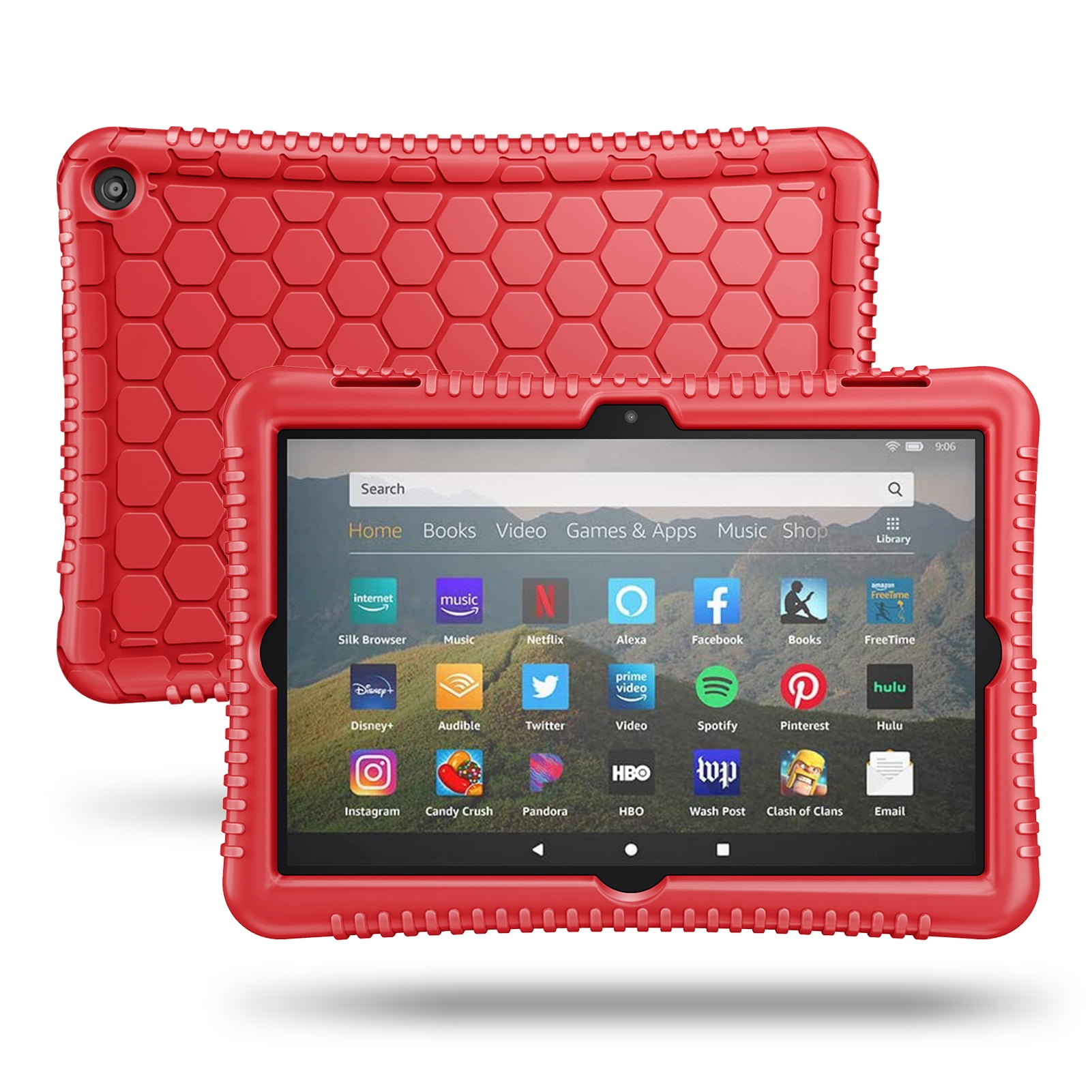 Fintie Silicone Case for AllNew Kindle Fire HD 8 Tablet and Fire HD 8