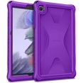 thumbnail image 1 of Fintie Silicone Case for Samsung Galaxy Tab A7 Lite 8.7 inch 2021 Model (SM-T220/T225/T227), Heavy Duty Shockproof Drop Protection Kids Friendly Protective Cover, Purple, 1 of 8