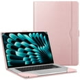 thumbnail image 1 of Fintie Sleeve Case for MacBook Air 15 Inch A3114 A2941 (2023 2024 Release), Folio Book Cover for MacBook Air 15.3" M2 M3 Chip with Touch ID, Rose Gold, 1 of 7