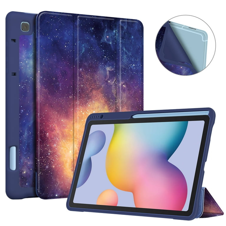 Stand Slim Model 10.4\'\' S6 for Feature, Fintie Samsung (2022/2020) Case TPU S Back Built-in SM-P610/P613/P615/P619 Soft Auto Galaxy Smart Tab Holder, with Pen Cover Lite Galaxy Wake/Sleep