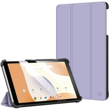 Fintie Slim Case for Onn. 8" Tablet (2024 Model) - Lightweight Hard Back Shell Tablet Cover for 8-inch Tablet, Lilac Purple