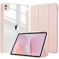thumbnail image 1 of Fintie Slim Case for iPad Pro 11-inch (M5) 2025 / (M4) 2024 Release M4 Chip, Shockproof Cover with Clear Transparent Back Shell with Built-in Pencil Holder, Rose Gold, 1 of 10
