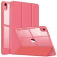 thumbnail image 1 of Fintie Slim Case for iPad (A16) 11th Generation 11 Inch (2025), iPad 10th Generation 10.9 Inch (2022), Shockproof Smart Protective Standing Cover with Clear Back Shell, Pink, 1 of 9