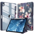 thumbnail image 1 of Fintie Slim Hybrid Case for iPad Air 11-inch M4/M3/M2 (2026/2025/2024), iPad Air 5th/4th Generation (2022/2020) 10.9 Inch - Clear Transparent Back Cover with Built-in Pencil Holder, 1 of 10