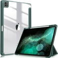thumbnail image 1 of Fintie Slim Hybrid Case for iPad Pro 12.9-inch 6th Generation 2022 - Shockproof Cover with Clear Transparent Back Shell w/Pencil Holder, Also Fit iPad Pro 12.9" 5th/4th/3rd Gen, 1 of 9