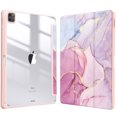 thumbnail image 1 of Fintie Slim Hybrid Case for iPad Pro 12.9-inch 6th Generation 2022 - Shockproof Cover with Clear Transparent Back Shell w/Pencil Holder, Also Fit iPad Pro 12.9" 5th/4th/3rd Gen, 1 of 7