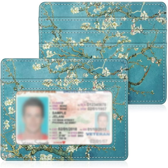 Fintie Slim Minimalist Front Pocket Wallet, RFID Blocking Credit Card Holder Card Cases with ID Window for Men Women