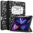 thumbnail image 1 of Fintie SlimShell Case for 11 Inch iPad Pro 4th 2022 / 3rd / 2nd / 1st Generation with Pencil Holder- Soft TPU Protective Stand Back Cover with Auto Wake/Sleep, Composition Book, 1 of 7