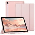 thumbnail image 1 of Fintie SlimShell Case for Samsung Galaxy Tab S10 Lite/ S10 FE/ S9 FE 5G 10.9 Inch/Tab S9 11 Inch with S Pen Holder, Lightweight Stand Translucent Frosted Back Cover, Auto Wake/Sleep, Rose Gold, 1 of 9
