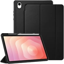 Fintie SlimShell Case for Samsung Galaxy Tab S11 5G 11 Inch 2025 Model (SM-X730/X736B) with S Pen Holder, Soft TPU Protective Stand Back Cover, Auto Wake/Sleep, Black