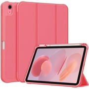 Fintie SlimShell Case for iPad (A16) 11th Generation 11 Inch (2025), iPad 10th Generation 10.9 Inch (2022) with Pencil Holder, Pink