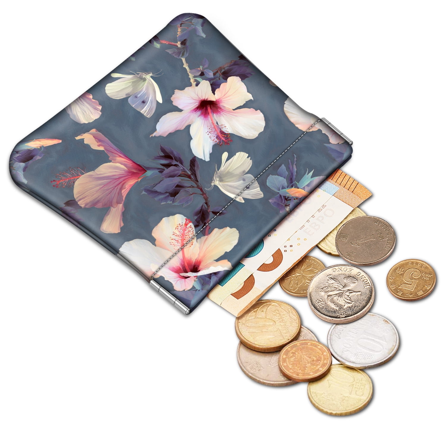 Fintie Squeeze Coin Purse,PU Leather Coin Pouch Change Holder for Woman