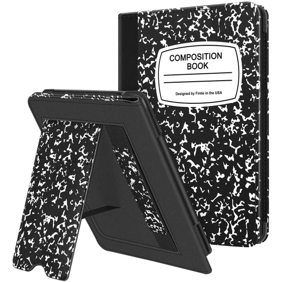 Fintie 6.8" Kindle Paperwhite Tablet Case, Premium PU Leather with Card Slot, Black