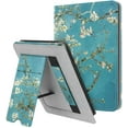 thumbnail image 1 of Fintie Stand Case for 6" Kindle Paperwhite (Fits 10th Generation 2018 and All Paperwhite Generations Prior to 2018) Premium PU Leather Sleeve Cover with Card Slot and Hand Strap, Blossom, 1 of 8