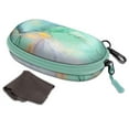 thumbnail image 1 of Fintie Sunglasses Case with Carabiner, Hard EVA Shockproof Sport Glasses Case Travel Zipper Eyeglasses Carry Case, Emerald Marble, 1 of 6