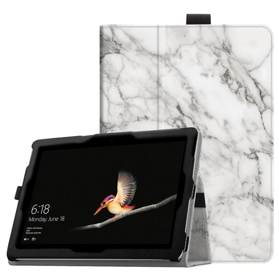 Fintie Surface Go Case - PU Leather Folio Cover for 10-inch Microsoft Surface Go 2018, Marble
