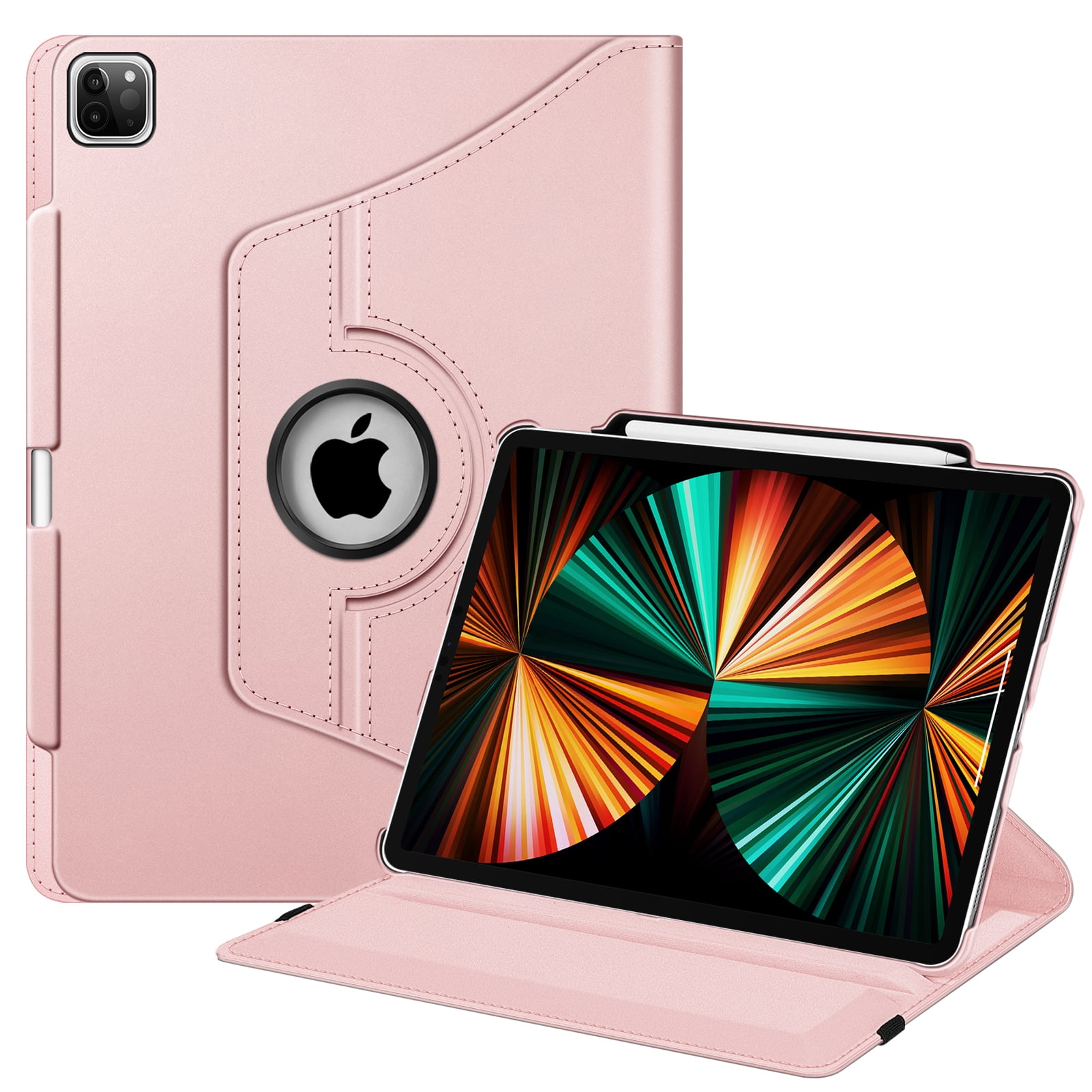 Fintie Swivel Case for iPad Pro 12.9 (2021/2020/2018) - 360 Degree Rotating Protective Cover w/Pencil Holder for iPad Pro 12.9-inch 5/4th/3rd Generation