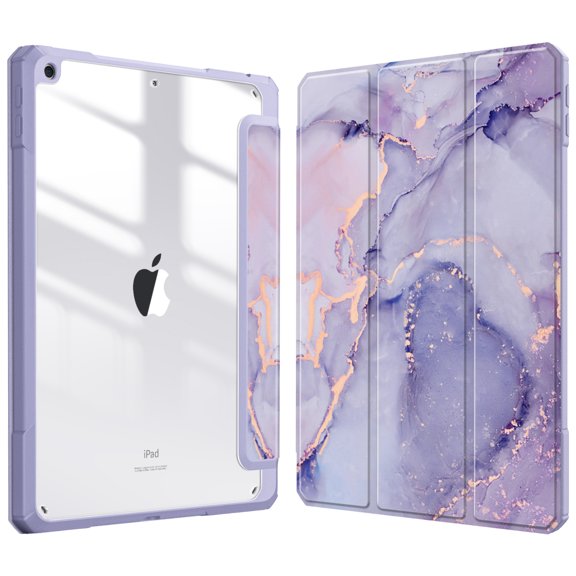 Fintie Translucent Case for 10.2-inch iPad 9th/ 8th/ 7th Generation - Slim Shell Tablet Cover with Auto Wake/Sleep for 10.2" iPad (2021/ 2020 / 2019 Model)