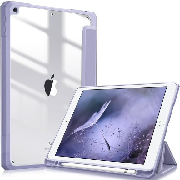 Fintie Translucent Case for 10.2-inch iPad 9th/ 8th/ 7th Generation - SlimShell Tablet Cover with Auto Wake/Sleep for 10.2" iPad (2021/ 2020 / 2019 Model)