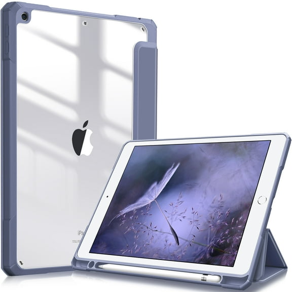 Fintie Translucent Case for 10.2-inch iPad 9th/ 8th/ 7th Generation - SlimShell Tablet Cover with Auto Wake/Sleep for 10.2" iPad (2021/ 2020 / 2019 Model)