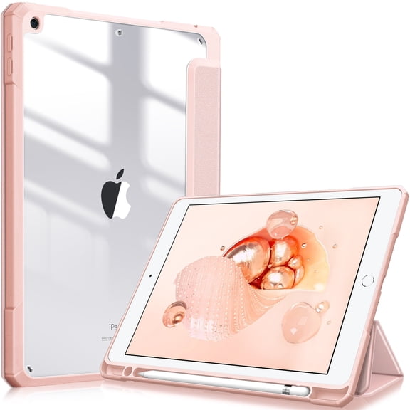 Fintie Translucent Case for 10.2-inch iPad 9th/ 8th/ 7th Generation - SlimShell Tablet Cover with Auto Wake/Sleep for 10.2" iPad (2021/ 2020 / 2019 Model)