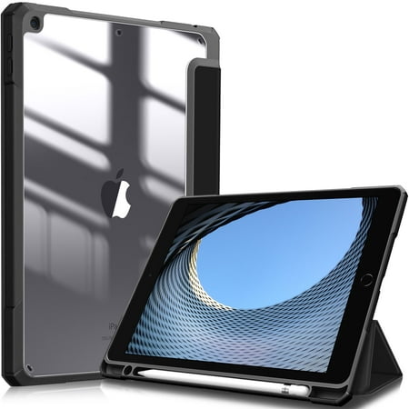 Fintie Translucent Case for iPad 9th/ 8th/ 7th Generation 10.2-inch - SlimShell Tablet Cover with Auto Wake/Sleep for 10.2" iPad (2021/ 2020 / 2019 Model)