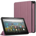 thumbnail image 1 of Fintie Slim Case for Kindle Fire HD 8 & Fire HD 8 Plus Tablet (12th Generation 2024/2022 & 10th Generation 2020 Release) - Ultra Lightweight Slim Shell Stand Cover with Auto Wake/Sleep, Plum, 1 of 9