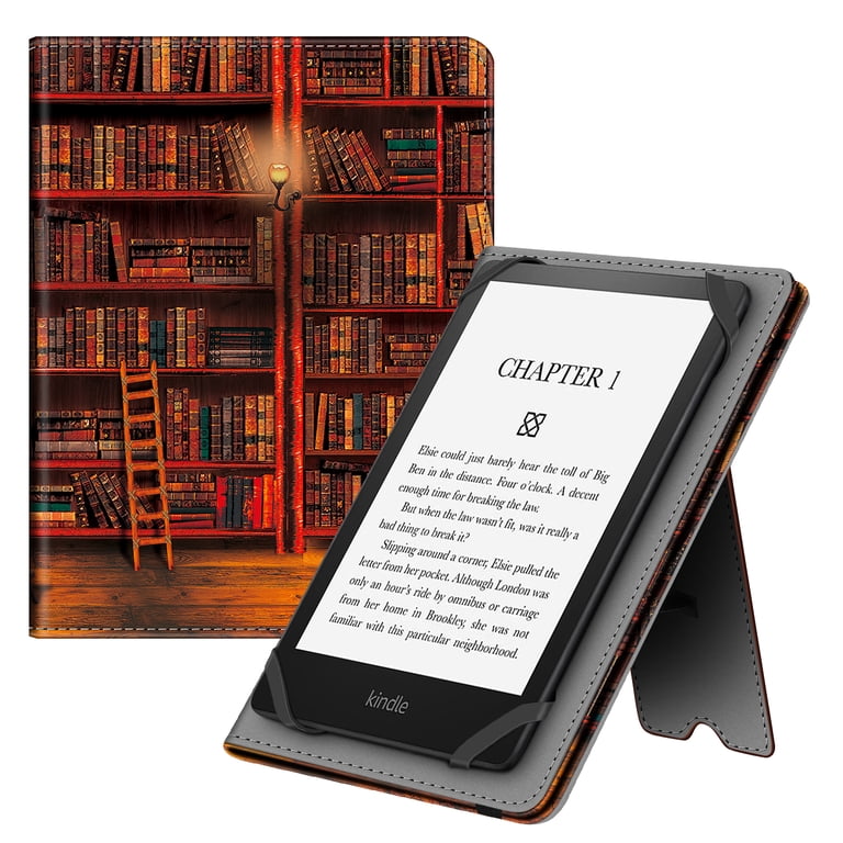 Fintie Universal Case for 6-7 Inch Tablet/eReader - Premium PU Leather  Protective Sleeve Stand Cover with Card Slot & Hand Strap for 6", 6.8", 7"  Kindle/Kobo/Pocket Book E-Book Tablet, Library - Walmart.com