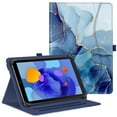thumbnail image 1 of Fintie Universal Stand Cover for 9" 10" 10.1" - [Hands Free] Multi-Angle Viewing Case with Pocket for 9-10.9 inch TCL, ECOPAD, COOPERS CP10, FEONAL K118, TECLAST Tablet, Ocean Marble, 1 of 9