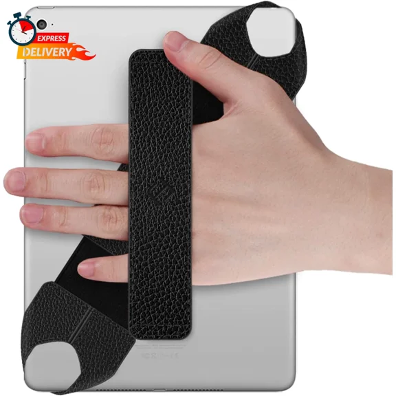 Fintie Universal Tablet Hand Strap Holder 360 Degrees Swivel Pu Leather Handle