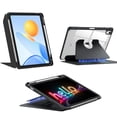 thumbnail image 1 of Fintie Vertical Stand Case for iPad 11th Generation 11-inch (A16, 2025) & iPad 10th Generation 10.9-inch (2022) – Magnetic Multi-Angle Case with Clear Back & Pencil Holder, Black, 1 of 8