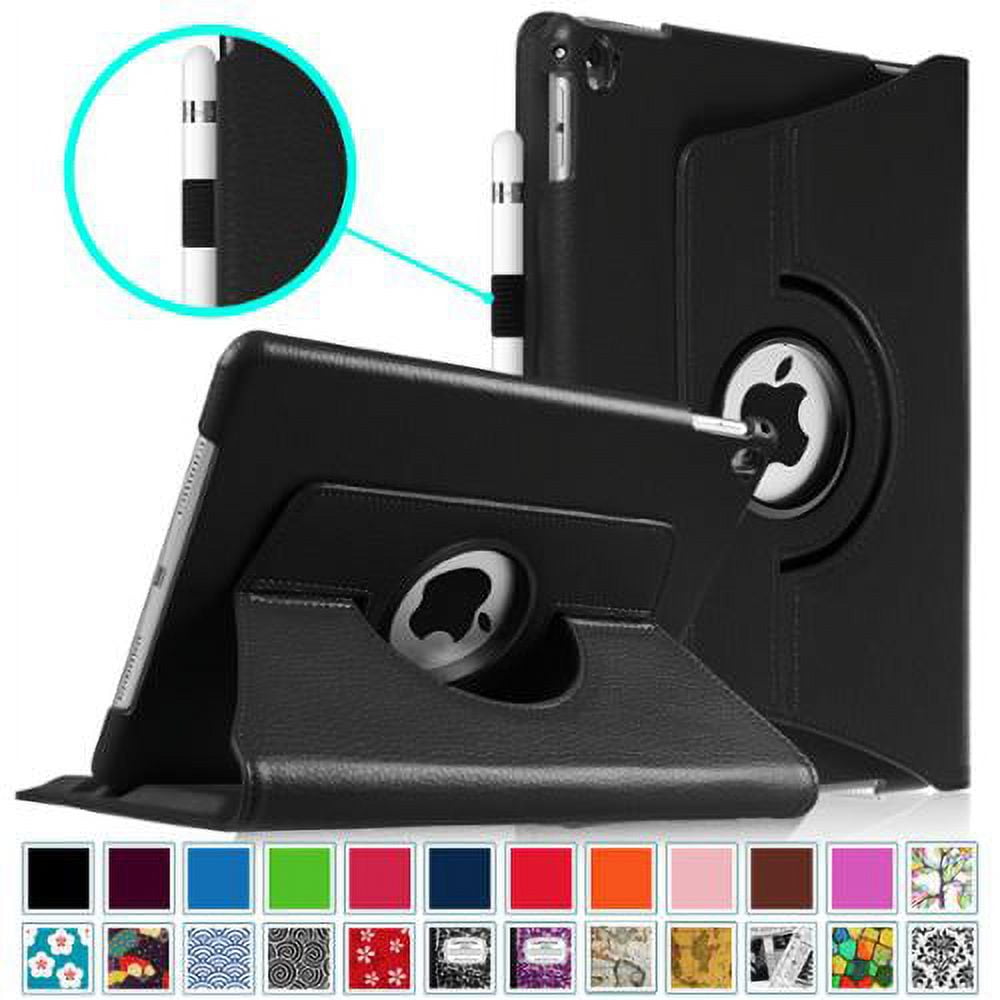 Fintie iPad Pro 9.7 2016 Multiple Angles Stand Case Cover with Auto Sleep / Wake Feature, Black
