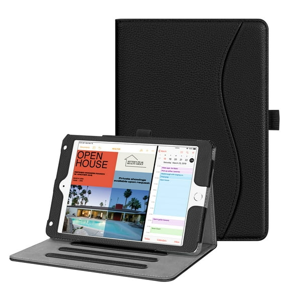 Fintie iPad mini 5 2019 / mini 4 Case - Multi-Angle Viewing Folio Cover with Auto Sleep/Wake, Black