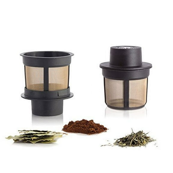 Finum Floating Brewing Basket, Medium, Black