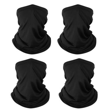 Finvizo 4 Pack Neck Gaiter Face Covering Gator Mask Bandana Cooling Mask for Outdoor Protection
