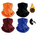 Finvizo 4 Pack Winter Neck Warmer Fleece Neck Gaiter Windproof Face