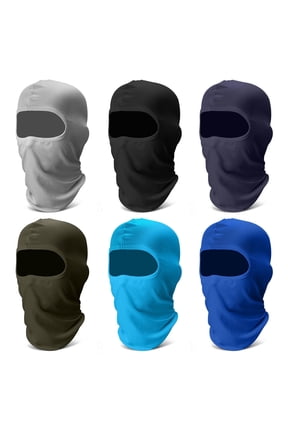 6 Pack Balaclava Ski Face Mask Cooling Neck Gaiter Full Head Mask Face Cover