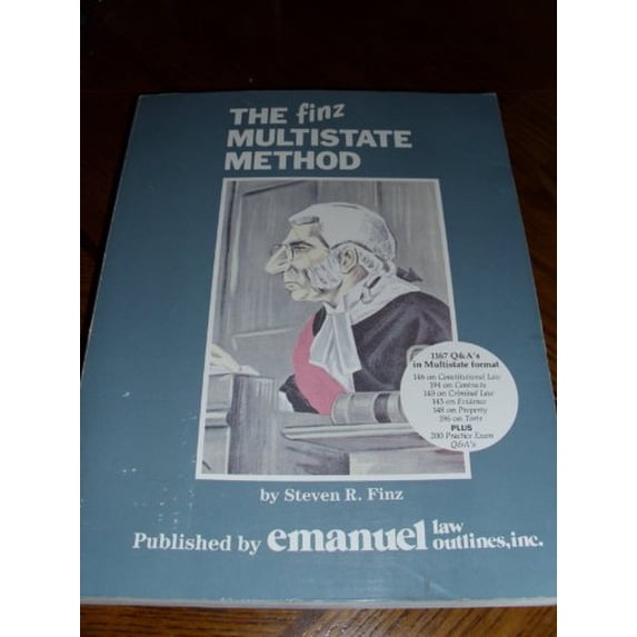 Pre-Owned Finz Multistate Method (Paperback) 1565420314 9781565420311
