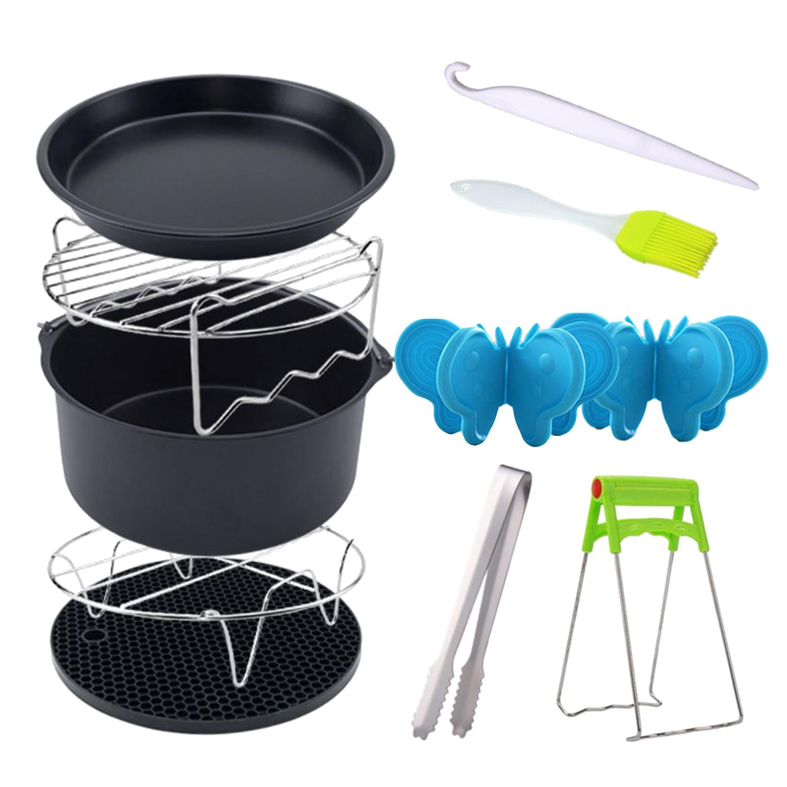 Fiocias 10 Pieces Non-Stick Air Fryer Accessories, Air Fryer Replacement Air Fryer Parts 16CM