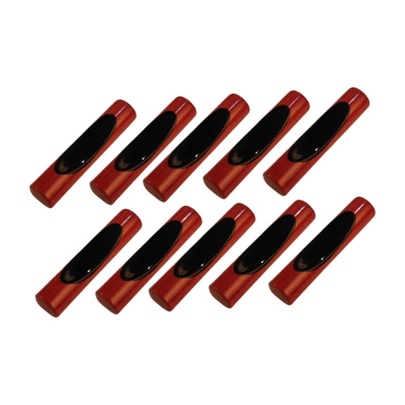 Fiocias 10 Pieces Wooden Chopstick Rest Stands Multifunctional Tableware Holder Rack for Black
