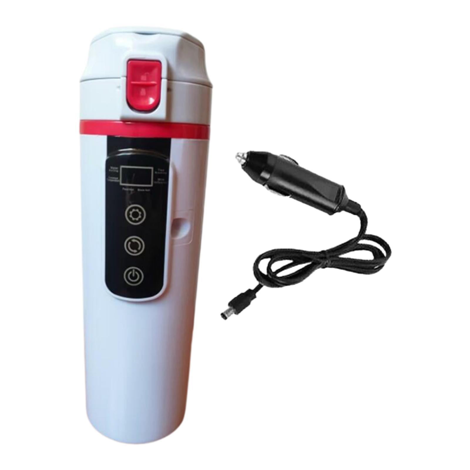 Fiocias 12V 24V Car Kettle Boiler Heater Cup Electric Kettle Heated Water Boiler for Tea