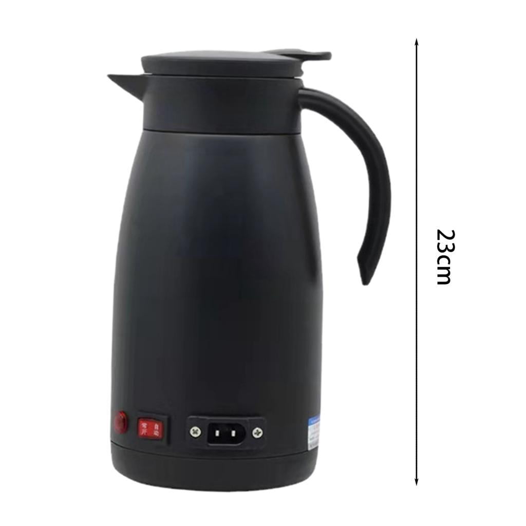 Fiocias 12V 24V Car Kettle, Travel Portable Electric Tea Coffee Kettle Water Boiler and