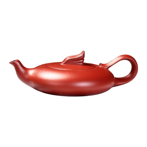 Fiocias 180ml Purple Clay Teapot Teaware Gift Elegant Loose Leaf Tea Pot Compact Kung Fu No Pattern