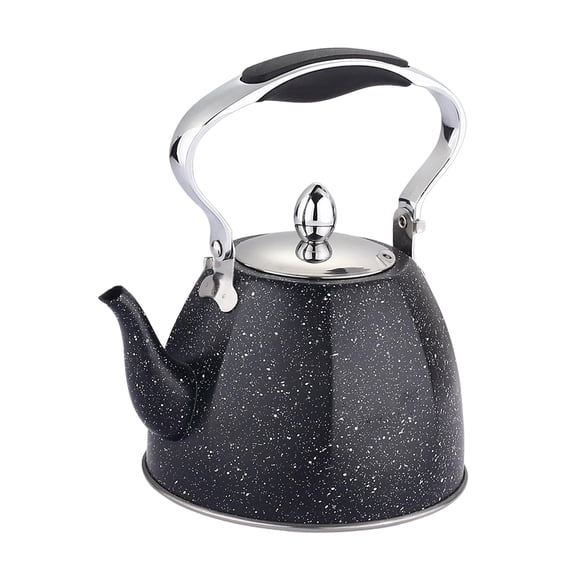 Fiocias 1L Capacity with Anti Scald Handle Loose Leaf Tea Pot Induction Cooker Tea Maker Black