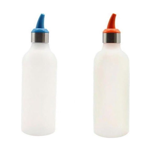 Fiocias 2pcs Plastic Small Squeeze Bottles And Caps Great For Icing, Cookie Decorating,