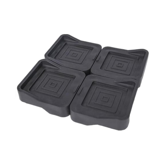 Fiocias 4 Pieces Anti Vibration Washer Feet Pads Washing Machine Base Anti Skid Durable