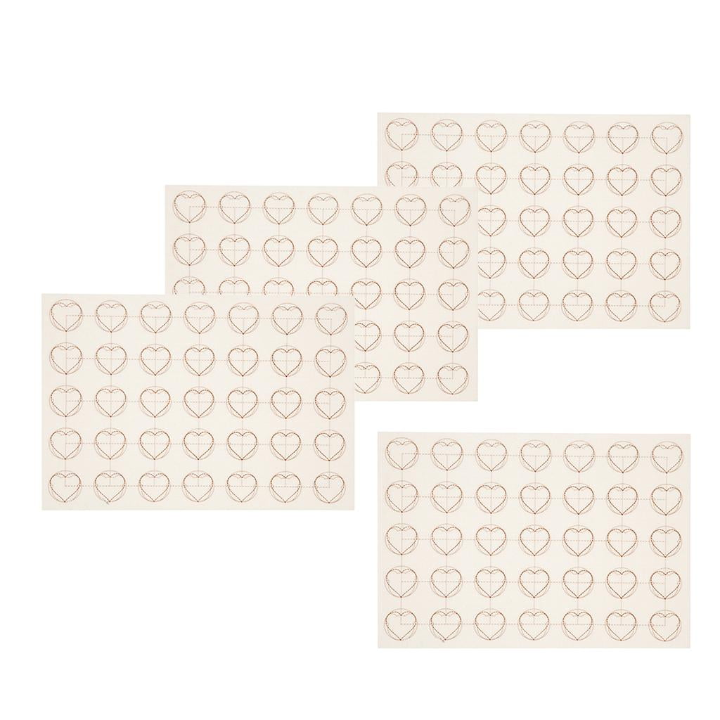 Fiocias 4x Macaron Silicone Baking Mats Oven Mat Pad Liner Cookie Cake Baking Sheets