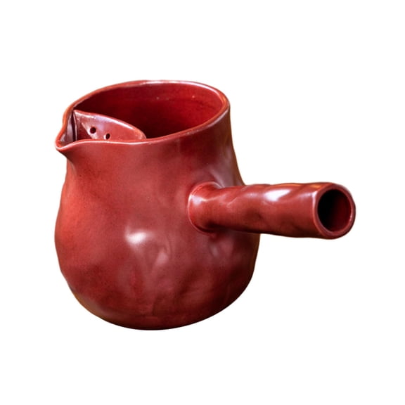 Fiocias 730ml Ceramic Teapot Blooming and Loose Tea Leaf Kettle Rustic Porcelain Tea Pot Style C